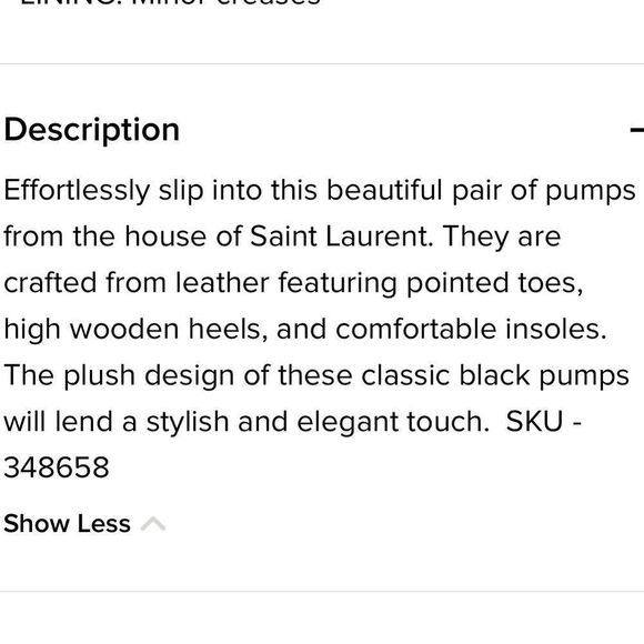 YSL pumps with wooden heel - Picture 9 of 9